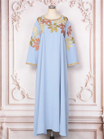 Gúnaí Kaftan saincheaptha do mhná