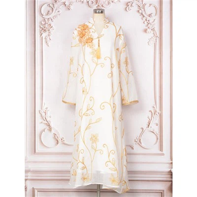 Gúna eid bróidnithe abaya